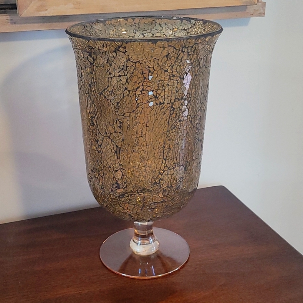 Partylite hurricane candle holder.